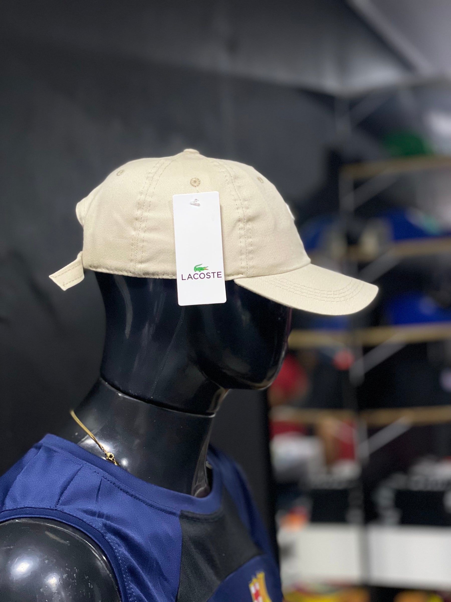 CAP LACOSTE BEGE
