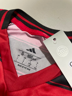 CAMISA DO FLAMENGO 24/25 PRIMEIRA LINHA RUBRO NEGRA