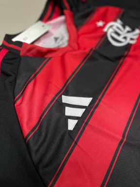 CAMISA DO FLAMENGO 24/25 PRIMEIRA LINHA RUBRO NEGRA